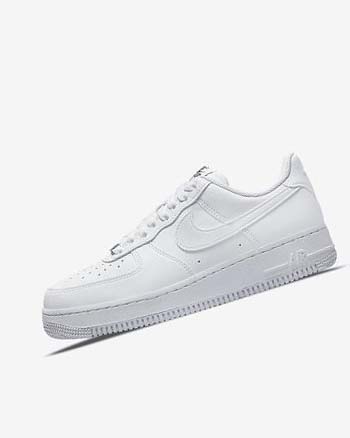 Nike Air Force 1 '07 Next Nature Blancos Negros Metal Plateados Blancos | MX 2706